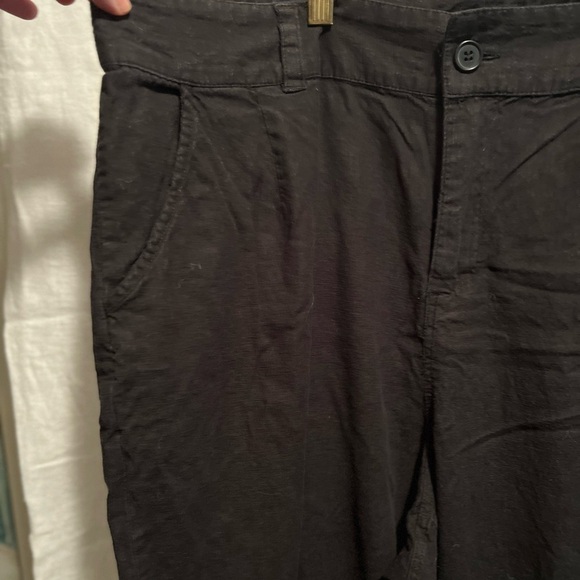 Torrid Linen Blend Pants. Black. Wide leg. Trouser pockets. Size 16 - Picture 2 of 10